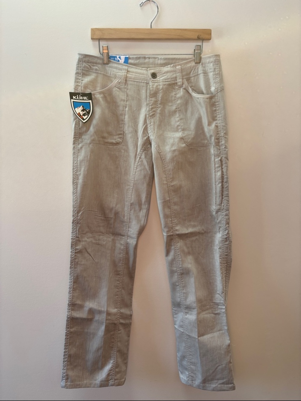 Kuhl Women's Straight Leg Pants in Light Taupe